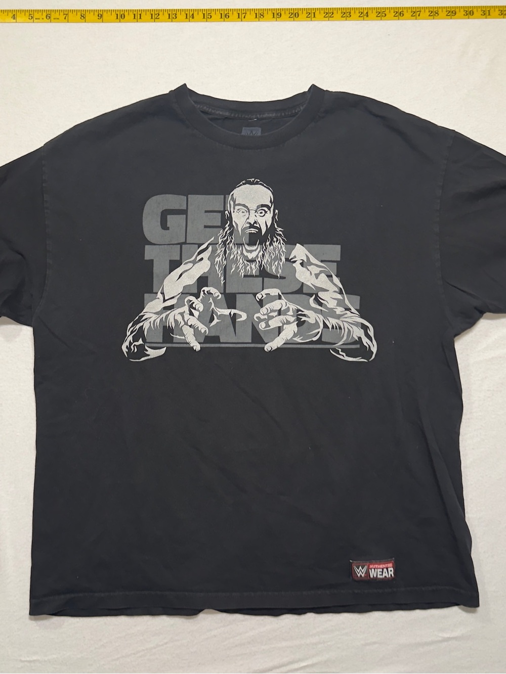 Vintage WWE Black Graphic Tee - “Get the Tables”